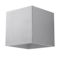 Nástěnné svítidlo QUAD 1 G9 Cube Up-Down Minimalist Grey SOLLUX