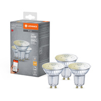 3x LED žárovka GU10 5W 350lm 2700K Teplá bílá LEDVANCE SMART WiFi Stmívatelné