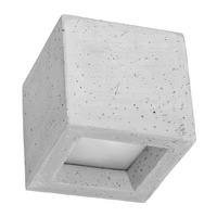 Nástěnné svítidlo LED LEO G9 Wall Cube 12cm Concrete SOLLUX