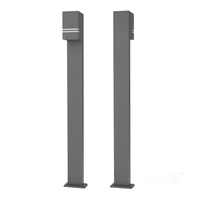 LED zahradní lampa QUAZAR 12 GU10 IP44 KOBI ALUMINIUM GRY