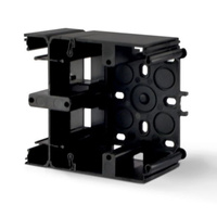 Elektrická skříňka pro povrchovou montáž černá BINERA VIDEX