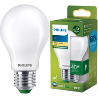 LED žárovka E27 A60 2.3W = 40W 485lm 2700K Teplá bílá Filament Milky PHILIPS Ultra Efficient