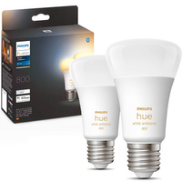 2PAK LED žárovka E27 A60 6W CCT PHILIPS HUE White & Ambiance Bluetooth Zigbee