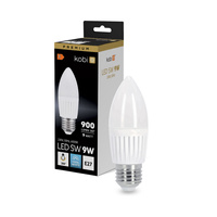 LED žárovka E27 Candle 9W 900lm 6000K Cold 200° Premium Kobi