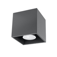 Svítidlo pro povrchovou montáž QUAD G10 Halogen Spot Tuba Cube Antracat SOLLUX