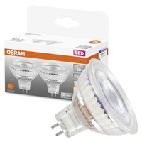 2x LED MR16 reflektor GU5.3 6,5W = 50W 621lm 2700K Warm 12V 36° STAR Osram