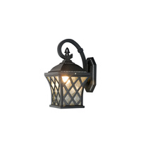Zahradní lampa Nástěnná lampa TAY I 5292 E27 IP23 Black Nowodvorski
