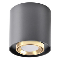 Spot GU10 Black Gold XENO Sanico Goldlux Svítidlo pro povrchovou montáž