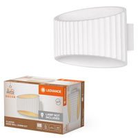 Dekorativní nástěnné svítidlo Nástěnná povrchová montáž E27 Bílá Dekor Ledvance