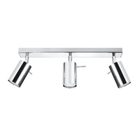 Svítidlo pro povrchovou montáž RING 3L 3xGU10 Reflektor halogenový pohyblivý Minimalist Chrome SOLLUX