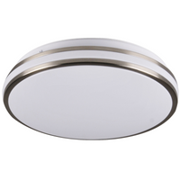 Stropní svítidlo ORBIT 40 LED stropní svítidlo 24W GOLDLUX (dříve Polux) NICKEL 2600lm 4000K