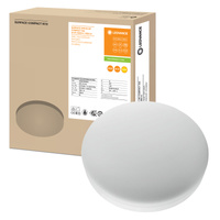 LED COMPACT IK10 24W 3000K LEDVANCE Teplá bílá LED nástěnné stropní svítidlo