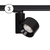 Lištové reflektory 3-fázové LED pro komerční a kancelářské osvětlení