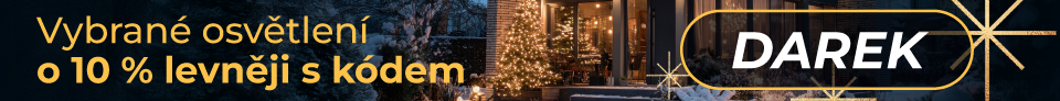 Vybrané osvětlení s kódem o 10 % levněji