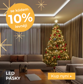 LED pásky ve vánoční akci -10 % s kódem DAREK