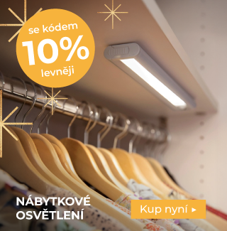 Nábytkové osvětlení ve vánoční akci -10 % s kódem DAREK