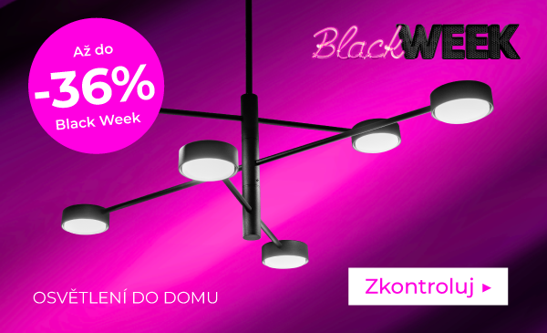 BLACK WEEK osvětlení do domu