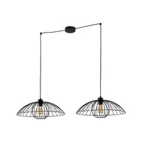 BARBELLA Závěsné stropní svítidlo Black Loft Wire 2xE27 6262 TK Lighting