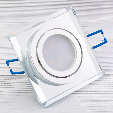 Skleněné Halogenová Podhledové svítidlo GU10, MR16 Nastavitelná Čtvercová ARIAN LUMILED