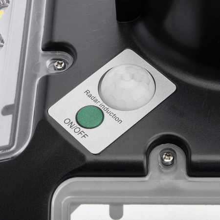 Pouliční lampa LED solární lucerna 200W IP65 mikrovlnný pohybový senzor + dálkové ovládání