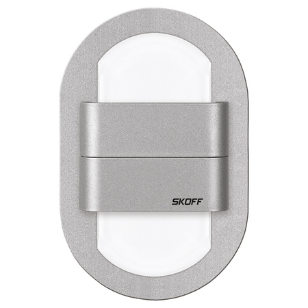 LED schodišťové svítidlo 1.6W modré 10V DC IP20 hliník DUO RUEDA Skoff