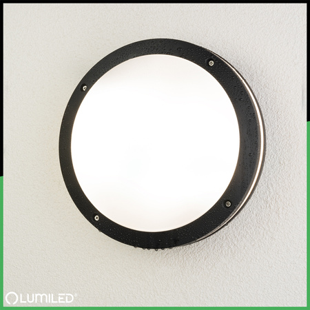 Zahradní nástěnná lampa 2x E27, kulaté LARIS LUMILED