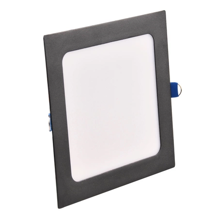 LED svítidlo pro zapuštěnou montáž 10W 1200lm 4000K Neutrální 120° Černá RIGEL Sanico Goldlux