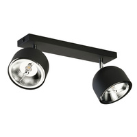 ALTEA BLACK Bodové reflektorové stropní svítidlo černé moderní 2xES111 GU10 3420 TK Lighting