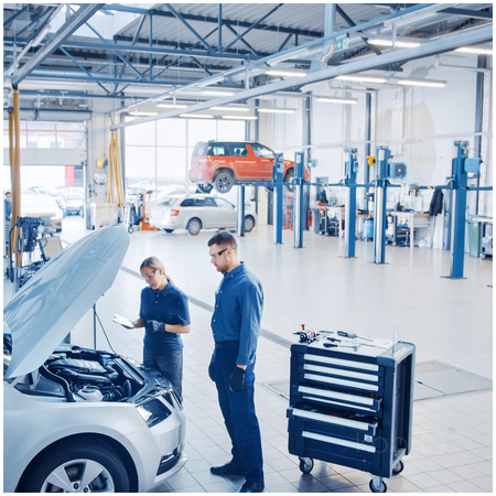 Průmyslová hermetická sada svítidel 2x120cm + LED zářivka T8 18W 6500K Cold IP65 Kobi