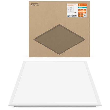 LED panel Zapuštěný 30W 3120lm 230V IP40 4000K Neutrální bila UGR19 Ra90 60x60cm Čtvercový KOMPAKTNÍ LEDVANCE