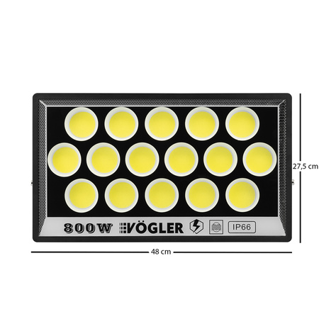 LED Reflektor HALOGEN 800W COB VENKOVNÍ SLIM BODOVÝ SVĚTLOMET LAMPA