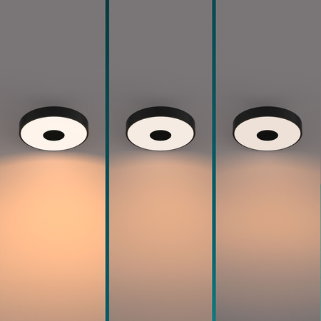 Stropní svítidlo LED Plafond 24W 2700lm 2700K SceneSwitch Black Coiner Philips