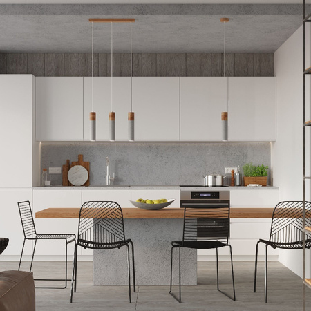 ZANE LED závěsné stropní svítidlo 3xGU10 Grey SOLLUX