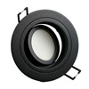 Halogenová Podhledové svítidlo GU10, MR16 Nastavitelná Kulatá Černá CASSIO LUMILED