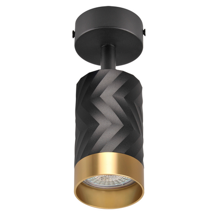 Nástěnné a stropní bodové svítidlo GU10 Black Gold ARRAS Sanico Goldlux