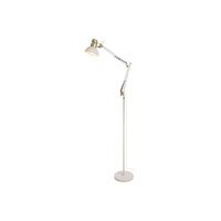 Rabalux E27 Béžová průmyslová stojací lampa Aristeo