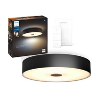 LED stropní světlo FAIR Black 25W CCT PHILIPS HUE Bluetooth Zigbee + stmívač