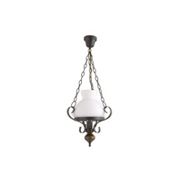 Stropní závěsné svítidlo Lustr E27 Black Classic Petronel 7076 Rabalux