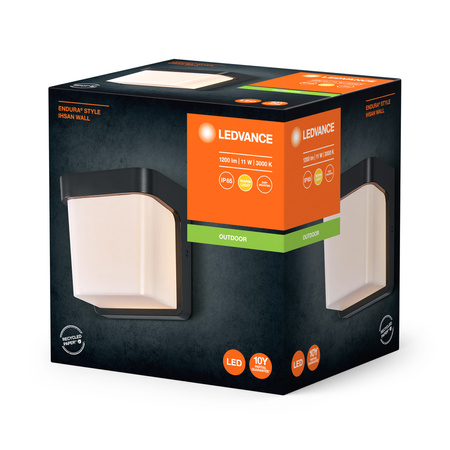 Venkovní zahradní lampa LED nástěnná lampa 11W 550lm 3000K IP65 Endura Ledvance Grey
