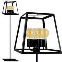 IL MIO FINLAND Stojací lampa 4xE27 černá - GOLDLUX (Polux)
