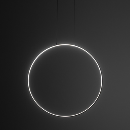 LED závěsné stropní svítidlo 21W 660lm 3000K teplá černá moderní CIRCOLO LED M 10811 Nowodvorski