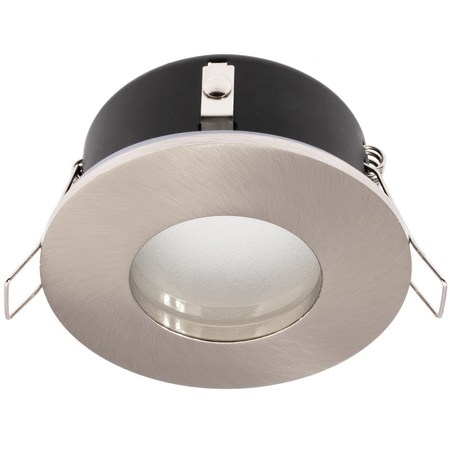 Halogenová bodová LED GU10 Round Chrome IP44 Qules Kanlux pro zápustnou montáž