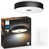 LED stropní světlo FAIR Black 25W CCT PHILIPS HUE Bluetooth Zigbee + stmívač