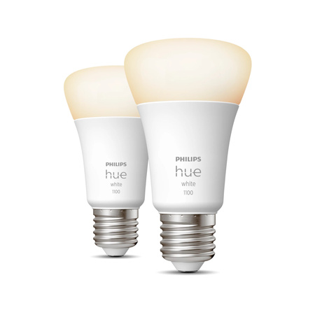 2PAK LED žárovka E27 A60 9,5W 2700K Warm PHILIPS HUE White Bluetooth Zigbee