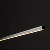 LED stropní závěsné svítidlo 32W 1600lm 3000K teplá černá BAR LED M 10364 Nowodvorski