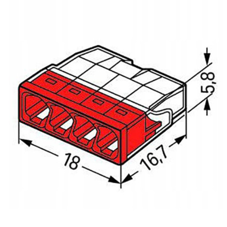 Rychlospojky Instalační sada konektorů Sada 100 kusů - 20x 2X2. 30x 3X2. 30x 4X2. 20x 5X2 + kufr s organizérem