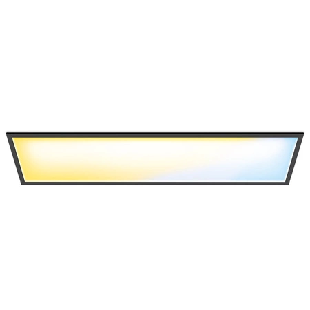 LED povrchový panel 120x30 Stropní světlo CASETON 36W Black SMART WiFi WiZ
