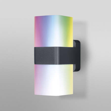 Chytré LED zahradní nástěnné svítidlo 13.5W RGB+W Tmavě šedá SMART+ WiFi CUBE LEDVANCE