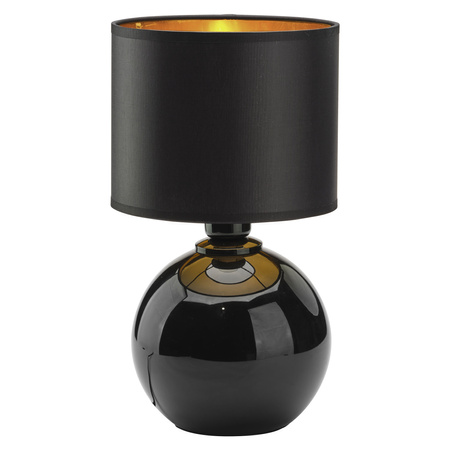 Stolní noční lampa PALLA SMALL stínítko Černá a zlatá moderní E27 5068 TK Lighting