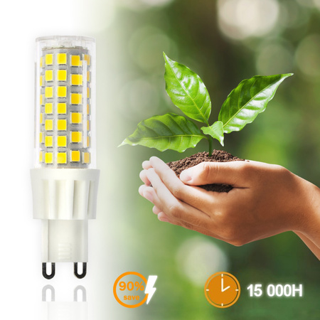 Žárovka LED G9, KAPSLE 10W = 75W 970lm 6500K Studená bílá 360° LUMILED
